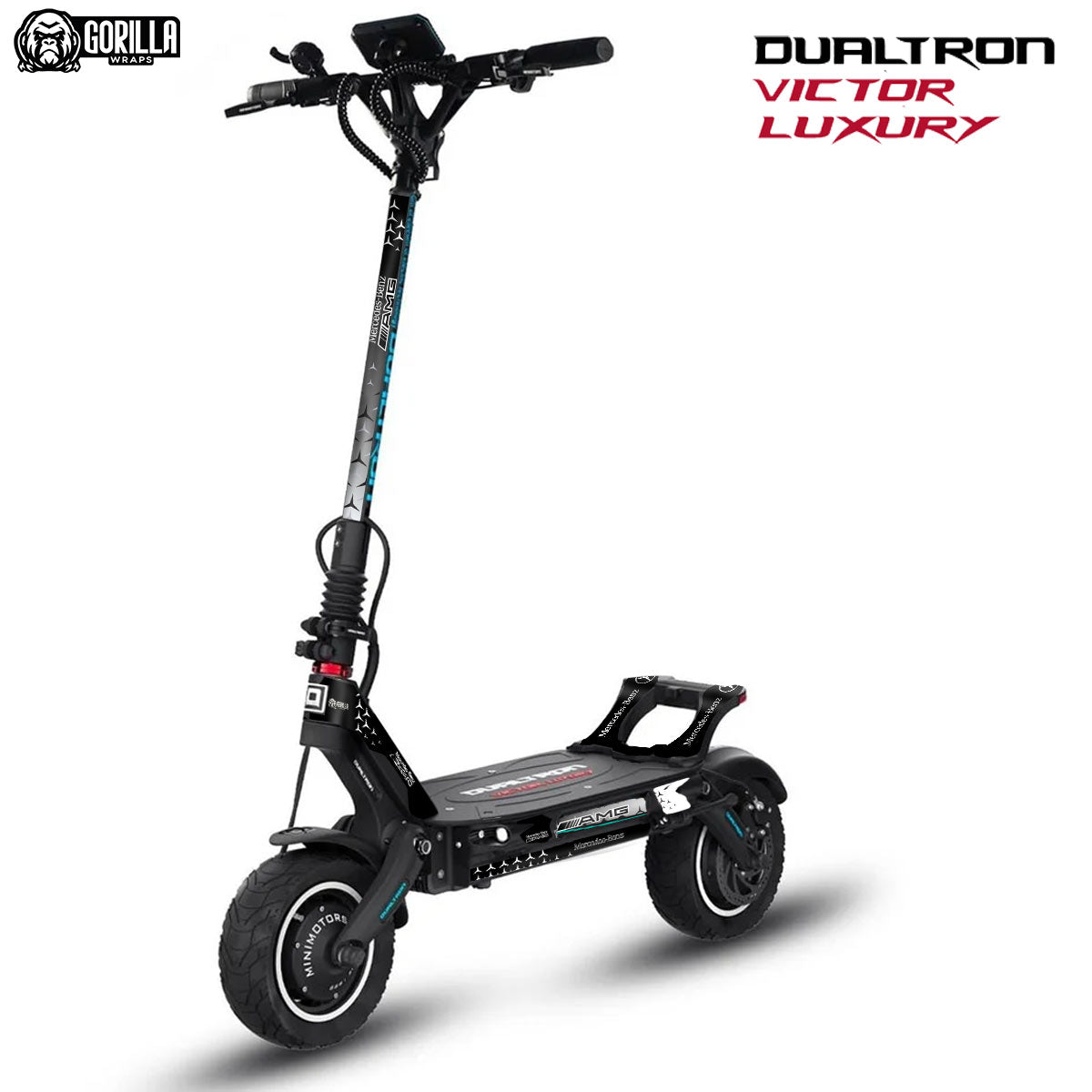 Vinilo para Dualtron Victor Luxury - Mercedes AMG [Gorilla] - EscootersMobility