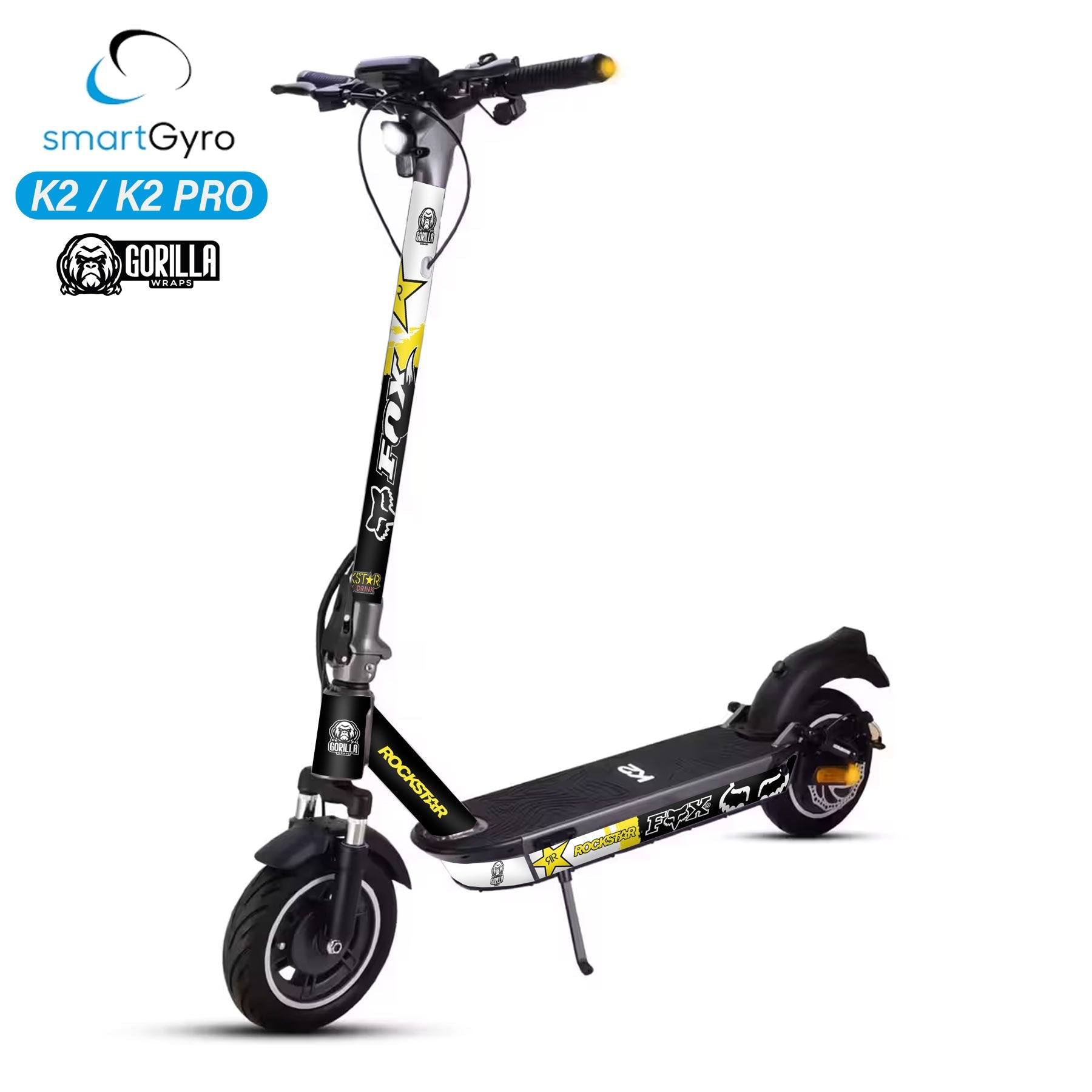Vinilo para Smartgyro K2 - Fox&amp;Rockstar [Gorilla] - EscootersMobility