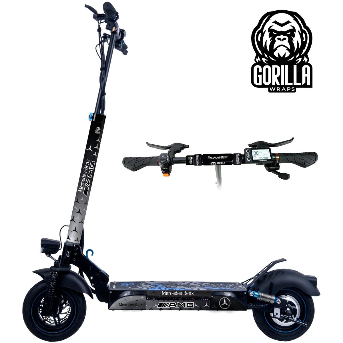 Vinilo para Smartgyro Rockway, Speedway y Crossover - Mercedes AMG [Gorilla] - EscootersMobility