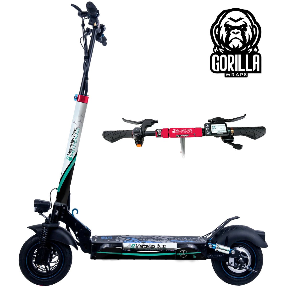 Vinilo para Smartgyro Rockway, Speedway y Crossover - Petronas [Gorilla] - EscootersMobility