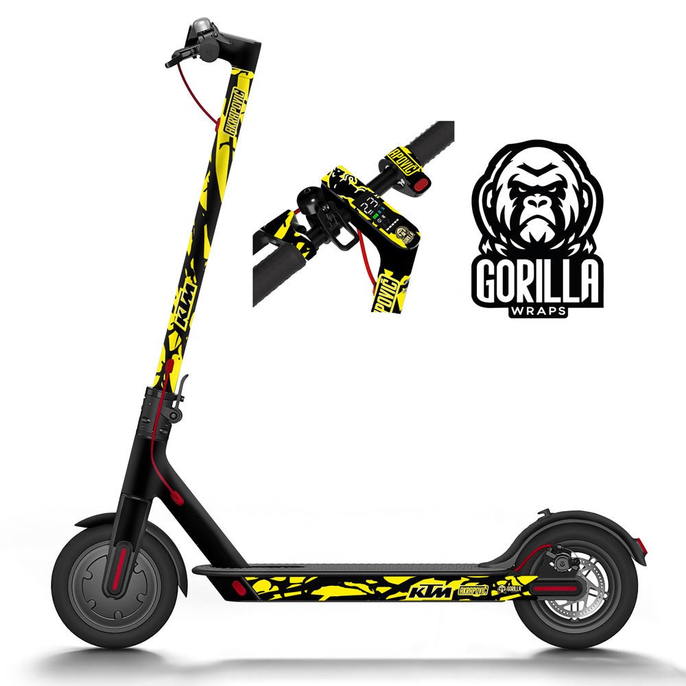 Vinilo para Xiaomi M365, 1S, PRO, PRO 2, MI3 KTM - Fluor [Gorilla] - Básico - EscootersMobility