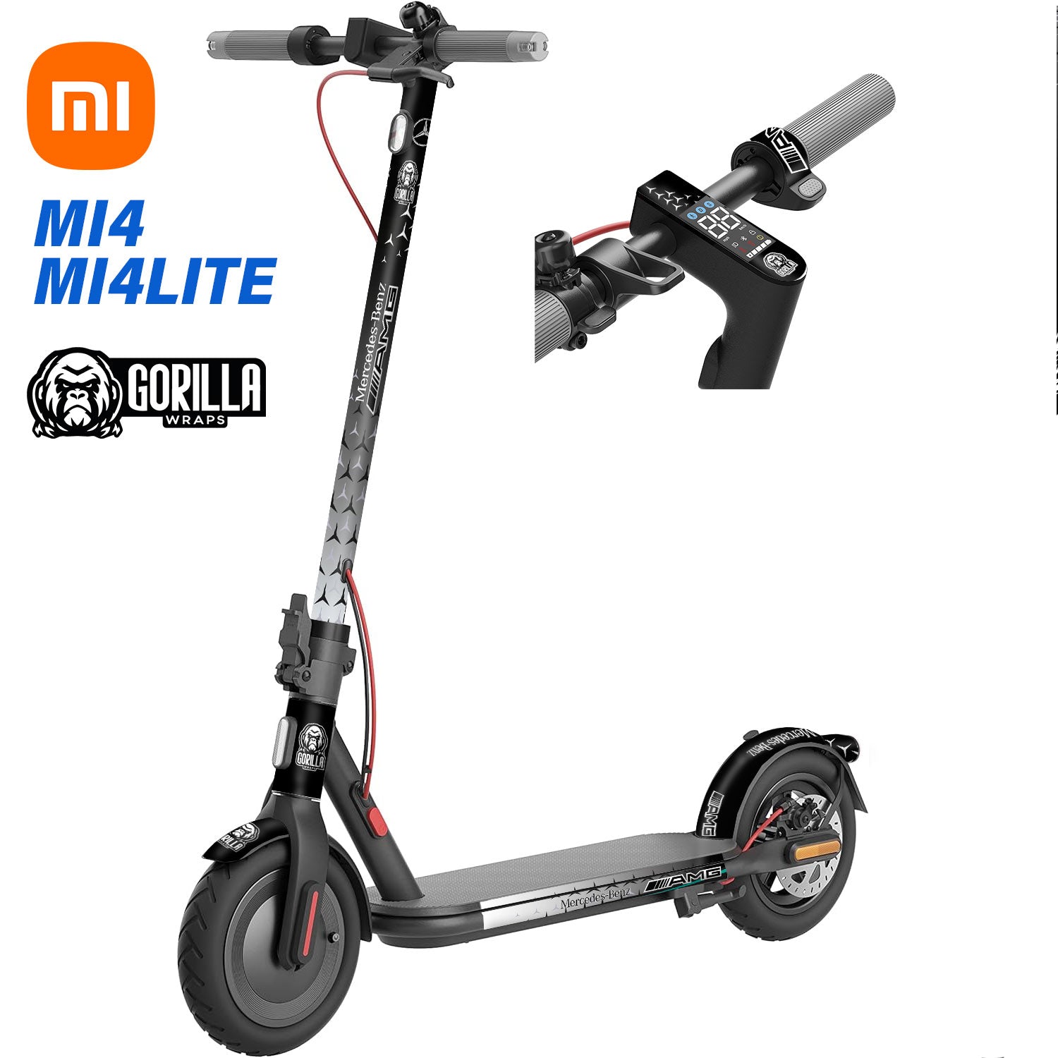 Vinilo Mercedes AMG para Xiaomi MI4 / MI4 Lite [Gorilla] - EscootersMobility
